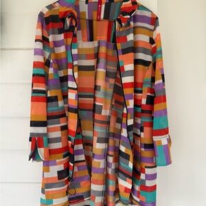 IC by Connie K Colorful 3/4 Mesh Jacket